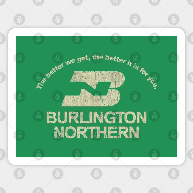 Burlington Northern 1970 Magnet by JCD666